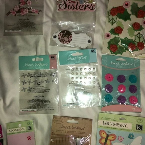 BUNDLE - Wooden Rubber Stamps , Ink, 2D & 3D Stickers And Much More (see photos) - Picture 7 of 9